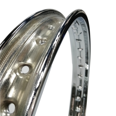 Chopper Bobber Мотоцикл 2.15-18 &quot;36 отверстий Стальной передний колесный ободок Круг 40 отверстий Хромовый ободок