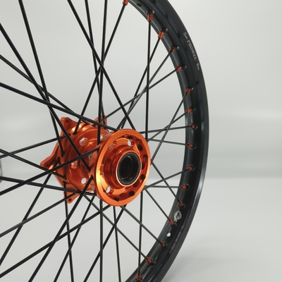 Заменить/ремонтировать анодирующие черные 21/18 колеса эндару для KTM EXC 125-530CC 2003-2023