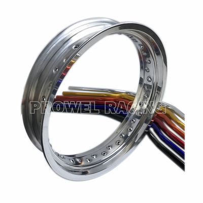 7116 T6 Алюминиевая коляска для супермото MT 3.50x18 в серебре