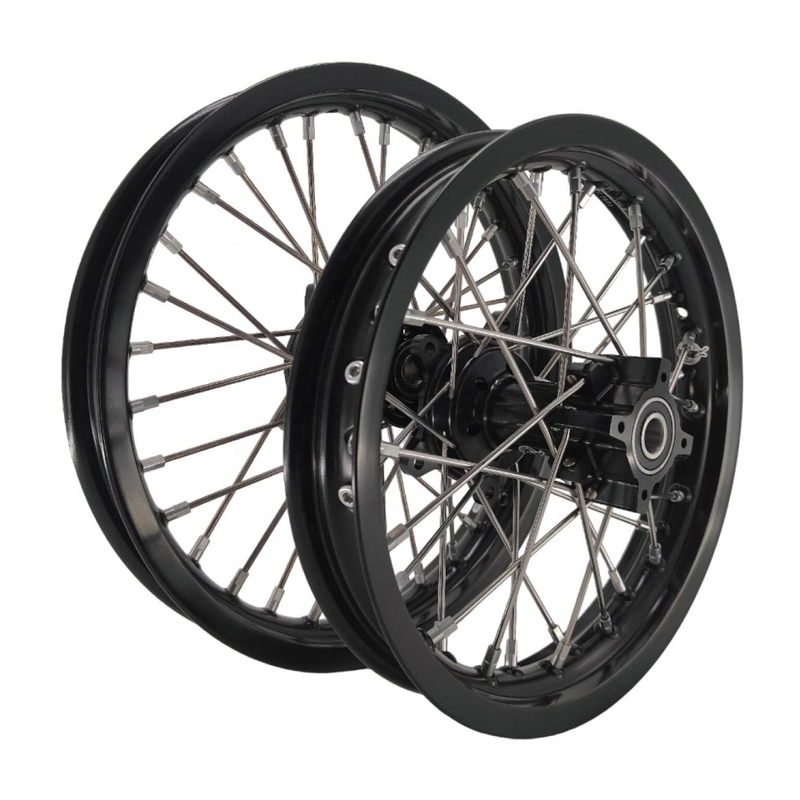Идеальная замена Питбайка Редкие колеса набор для KTM 65 SX 2002-2024 Серебряный Черный