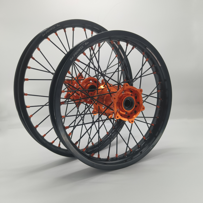 Заменить/ремонтировать анодирующие черные 21/18 колеса эндару для KTM EXC 125-530CC 2003-2023