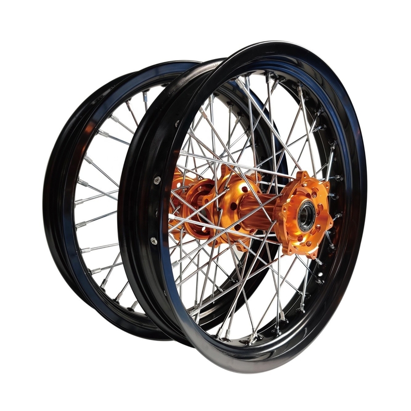 2.50-17 и 3.00x17 дюймов Мотоциклы Сплав спиковые колеса для SX250 индивидуального дизайна